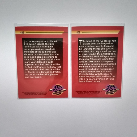 Elvis Presley Vintage Trading Cards 1992 (10) - Picture 4 of 10